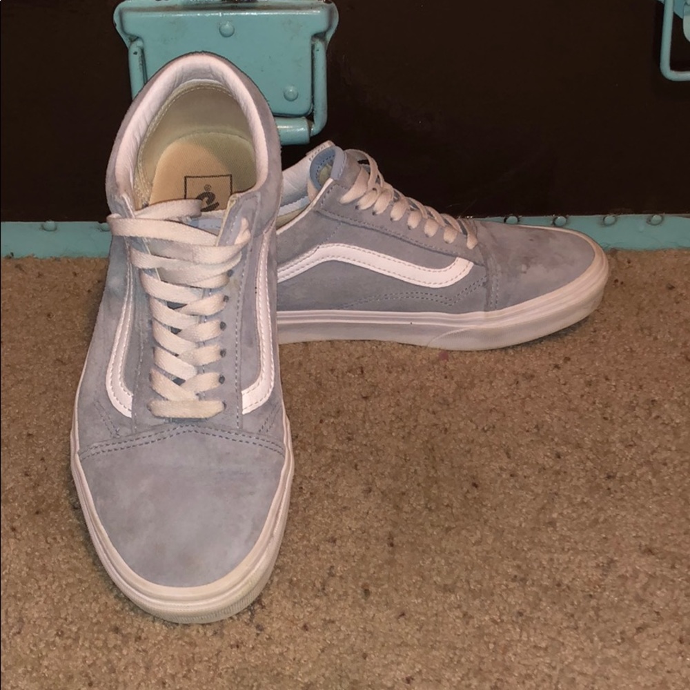 Blue old skool vans 9.5